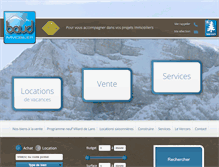 Tablet Screenshot of baud-immobilier.com